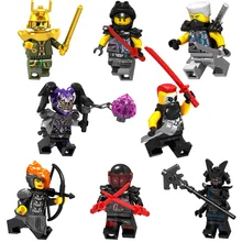 NEW Compatible LegoINGlys NinjagoINGlys Nya Lloyd Jay Zane Kai Cole Harumi Samurai X Model toys for childre Building Blocks Toy