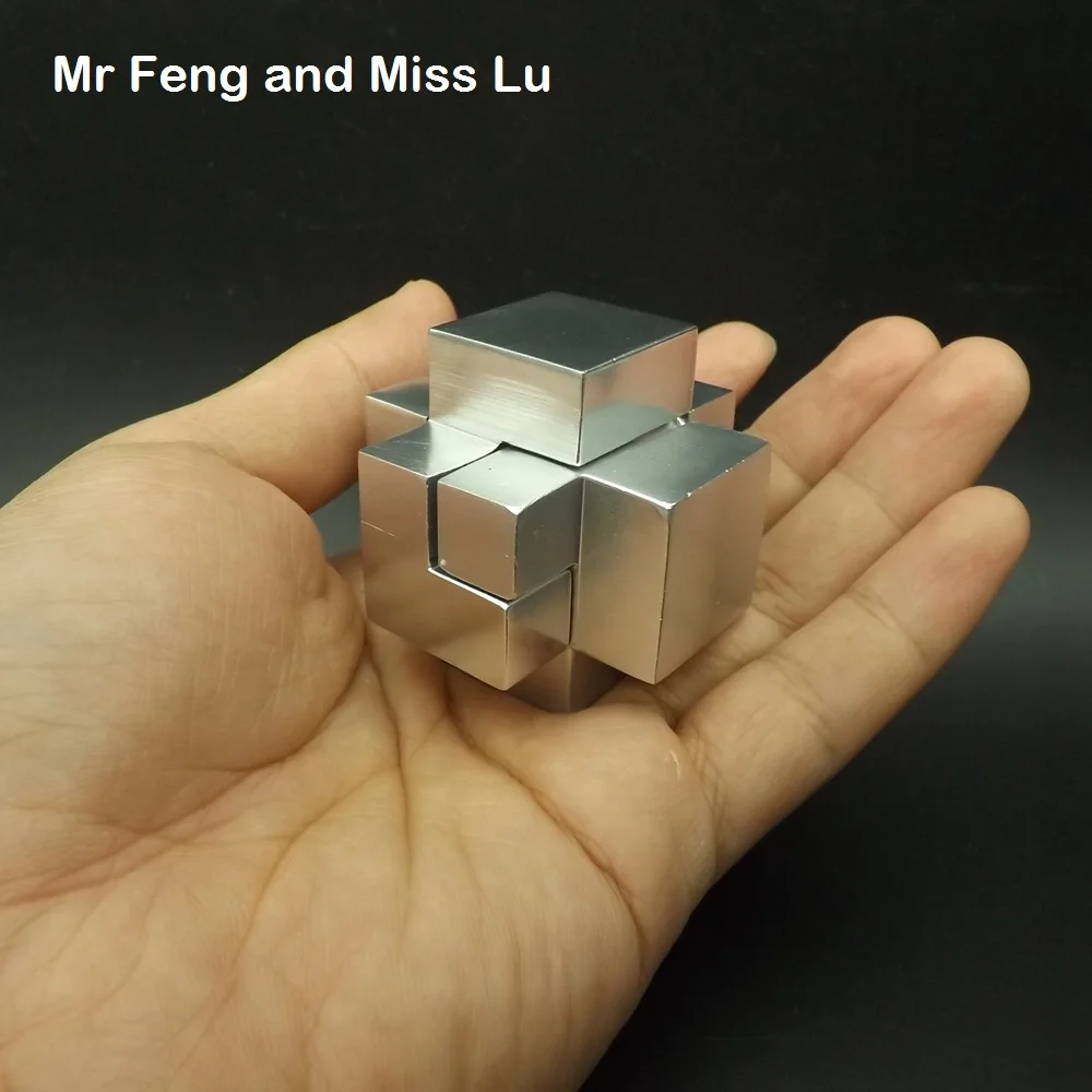 Коллекция алюминиевого сплава Metal Ring Puzzle 3D Брайан Дразнилка ум гаджет