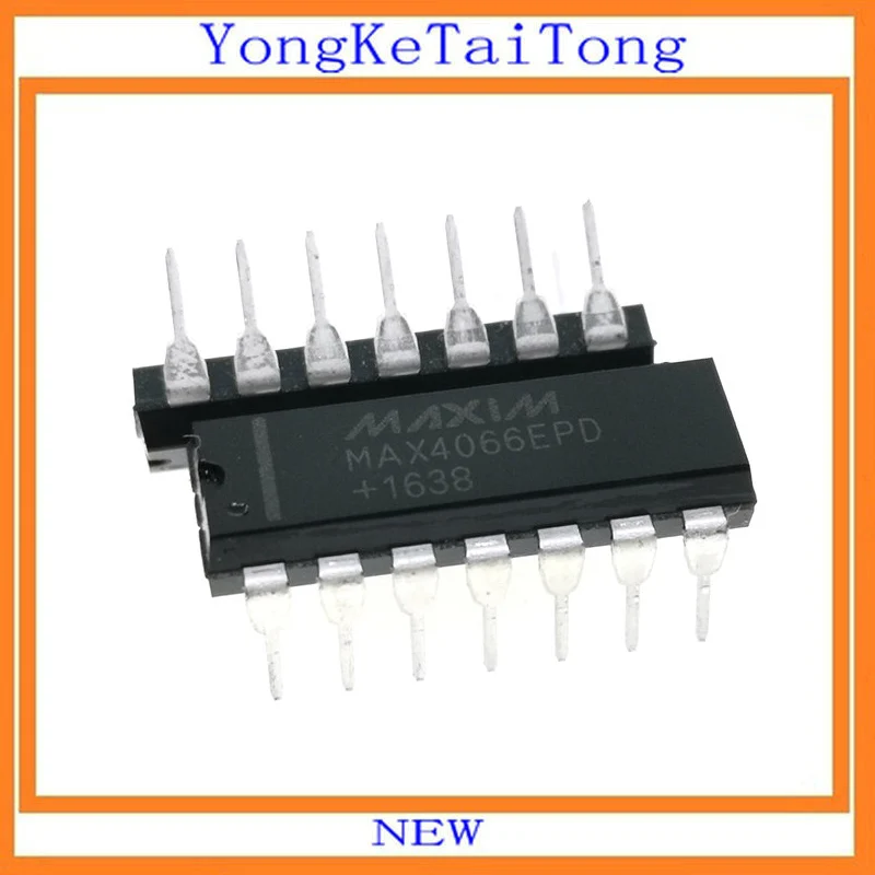 

10PCS/LOT MAX4066EPD+ MAX4066EPD MAX4066 DIP14