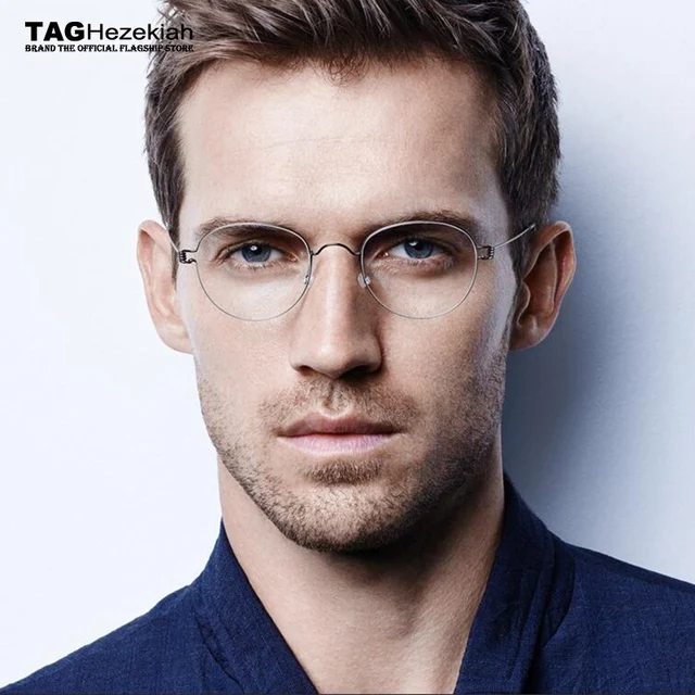 2019 brand TAG glasses frame titanium Retro myopia computer optical ...