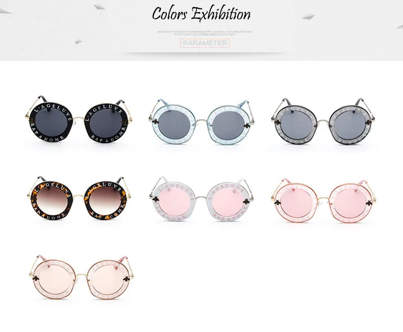 SHAUNA трендовые женские круглые солнцезащитные очки модные мужские очки UV400