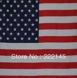 100% Cotton Paisley Bandanas Double Sided Head Wrap Scarf Wristband American Flag Facecloth Free Shipping Wholesale 100 Pcs