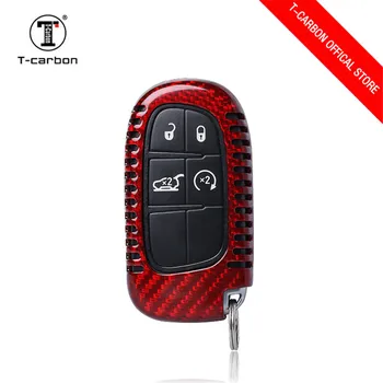 

Carbon Fiber High quality key case for Fiat for Jeep Renegade smart key cover car key bag dust collector Auto parts