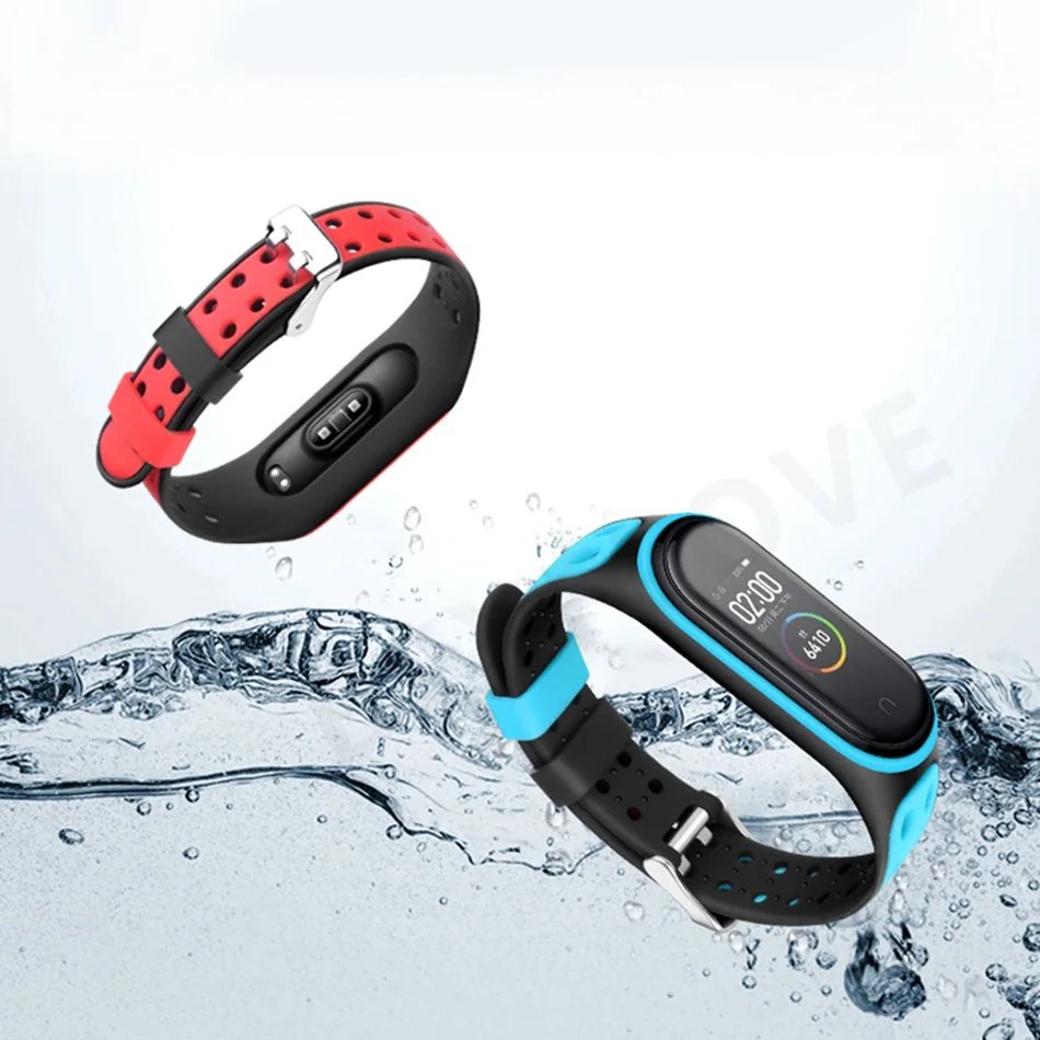 Clear mi Band 4 3 ремешок на запястье для Xiaomi mi Band 3 4 Браслет Силиконовый mi band 3 4 NFC аксессуары Smart mi Band 4 Correa