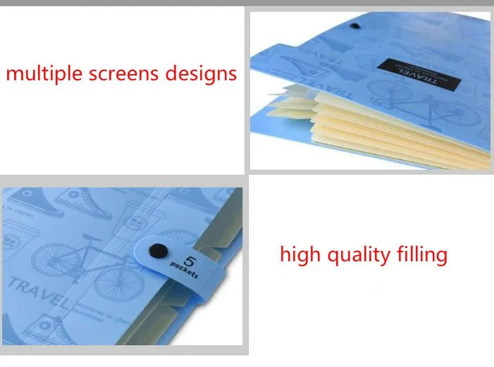 Хит продаж Deli карты папка A4 5-сетка портативный multi-бумажные сумка папку информации об расширение кошелек 325*255 мм