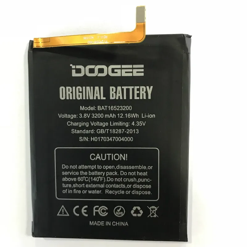 3200mAh Battery For DOOGEE Y6/Y6C 5.5inch Batteries + track code | Мобильные телефоны и аксессуары