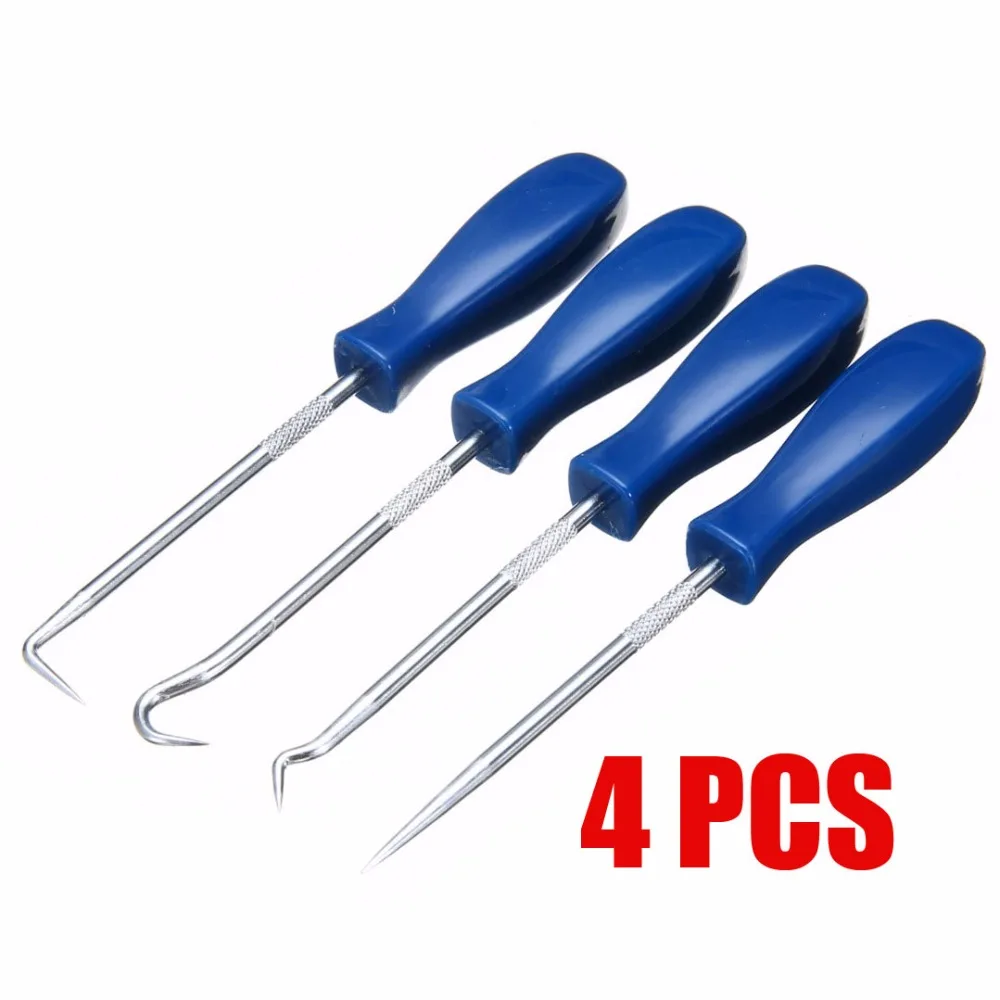 PDTO New 4PCS Pick Hook Tools Car Repair O Ring Oil Seal Gasket Puller Remover Craft Hand Tool Hot Selling PDTO New 4PCS Pick Hook Tools Car Repair O Ring Oil Seal Gasket Puller Remover Craft Hand Tool Hot Selling