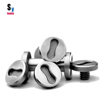 

Sy tools Diy Knife Making knife Handle screw KNIVES whirlwind Rotating rivet Plum flower sharp 12 size Straight folding knife