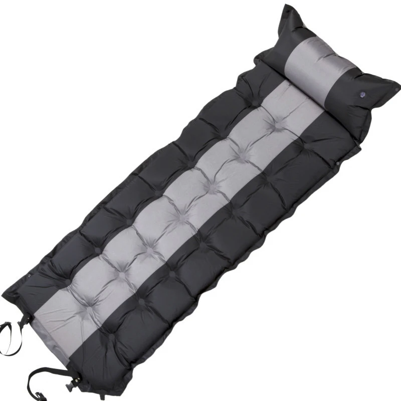 

Automatic Inflatable Mattress Outdoor Camping Picnic Barbecue Tourist Beach Mat PE Cotton Air Mattress with Pillow for Sleeping