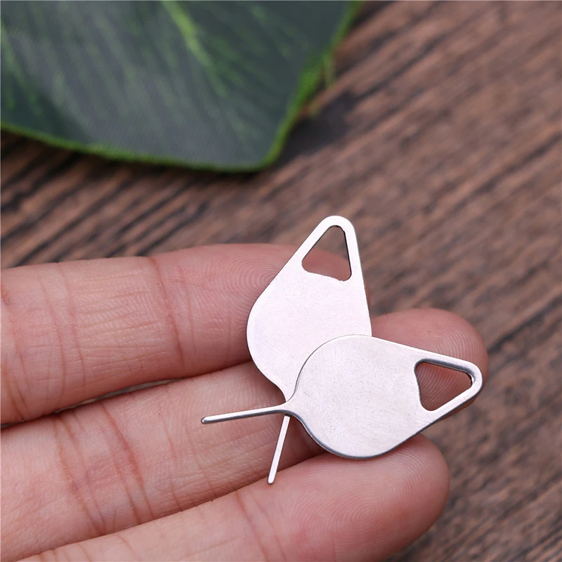 

10pcs For Sim Card Tray Removal Eject Pin Key Tool Stainless Steel Needle For Phone IPad