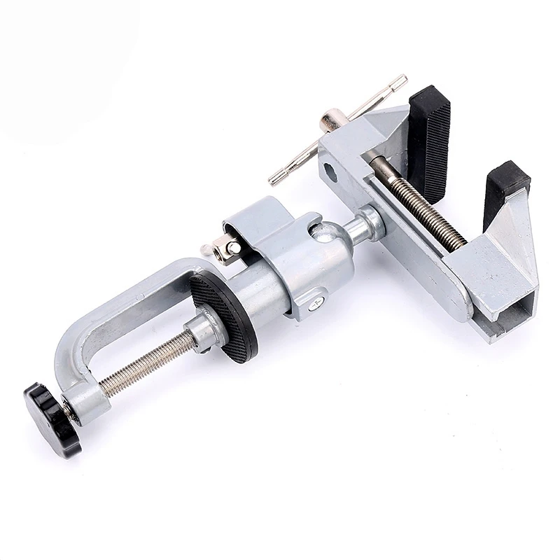 Small rotating bracket fixed universal vise Clamp base Aluminum alloy mini table 360 Degree Rotary Fixing fixture | Инструменты