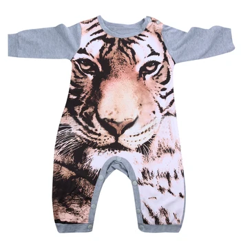

Newborn Kids Baby Boy Girl Warm Infant Romper Jumpsuit Clothes Outfit pattern:Tiger