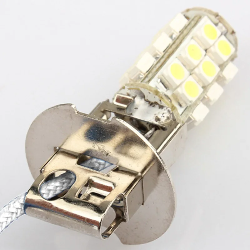 

2 Pcs/Set 12V Car Fog Head Light H3 26 3W SMD LED Cold White Lamp Bulb M8617