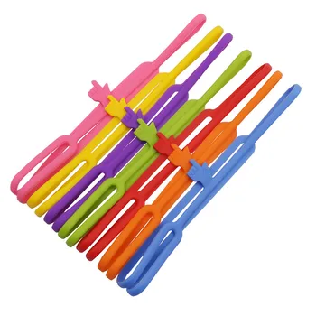 

2 pcs Hot Sale New Cute Silicone Finger Pointing Bookmark Book Mark Office Supply Funny Gift Drop Shipping