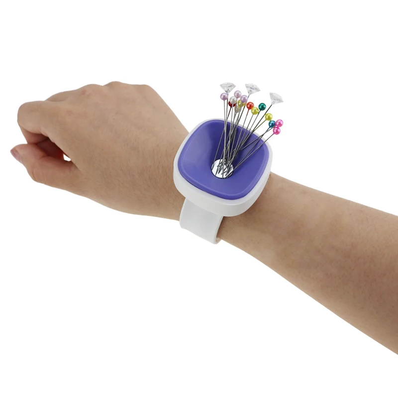 Coussin épingles Magnétique 2 Bracelets Magnétiques Pour Couture - Porte- Aiguilles Pratique Et Design Porte Aiguille Aimantée