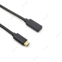 Локоть угловой тип C USB 3,1 мужчина к USB-C женский для расширения данных Кабельный Шнур 0,3 м 0,6 м 1 м 1,8 м 1FT 2FT 3FT 6FT