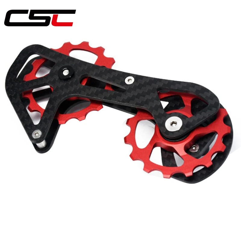 Road bicycle rear derailleur pulleys Bike Carbon ceramic bearing jockey