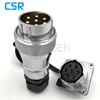 WF28 serie 7 pin aviation plug socket connector, ip67, 7 pin outdoor male female welding waterproof  connector ► Photo 1/6