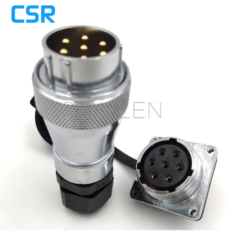 Serie Pin Aviação Plug Socket Connector Ip67 Pin Outdoor Masculino Feminino Soldagem Conector Impermeável Wf28