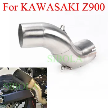 

Slip On Exhaust For Kawasaki Z900 Ninja900 51mm Motorcycle Exhaust Modified Middle Pipe Connect Link Pipe Tube Without Muffler
