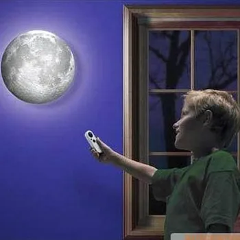 

Amazing Remote Control LED Healing Moon Wall Ceiling Night Lamp Kids Gifts Romantic Wall Hanging Lamp
