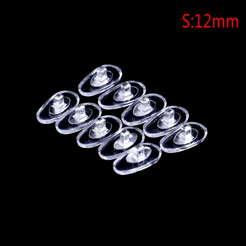 

5 Pairs S/L Size Nose Pads Silicone Screw On For Glasses Sunglasses Support Nose Pad Eyewear Accessories Brace Support