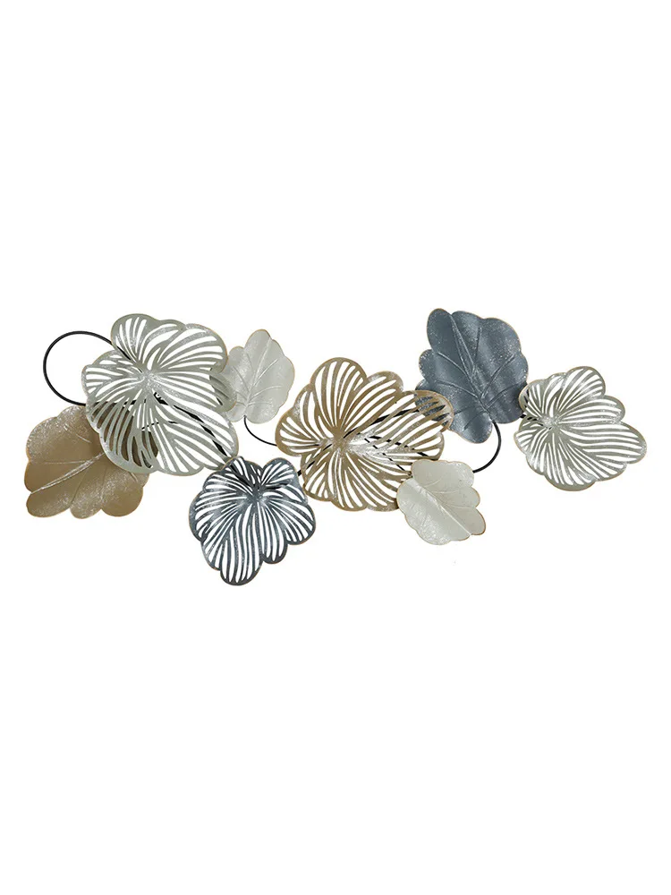 

Rustic style handmade pendant living room art maple leaf ornament creative wall decoration