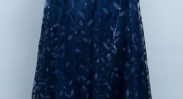 Новое поступление элегантное вечернее платье Формальное vestido de noiva размера плюс Вечерние платья vestido noiva sereia кружевные листья прозрачные - Цвет: navy