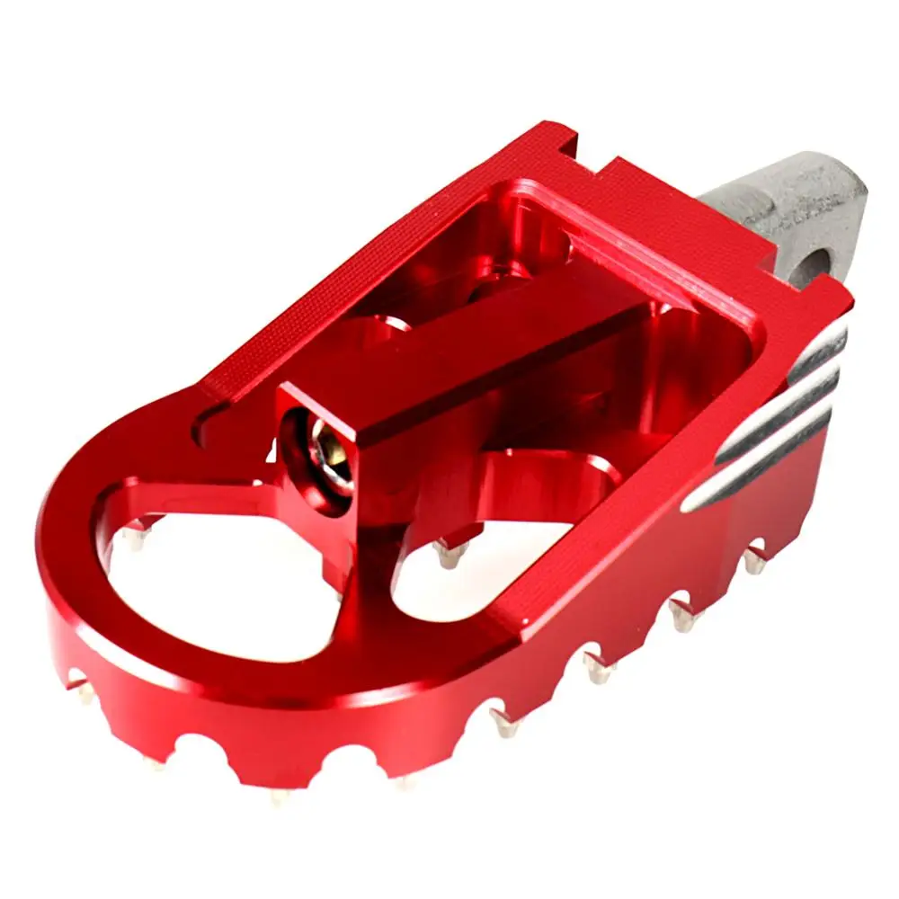 Red Rotating Footpegs Custom Chopper Foot Pegs For Harley Dyna Softail Sportster 883 Touring Street Glide Models