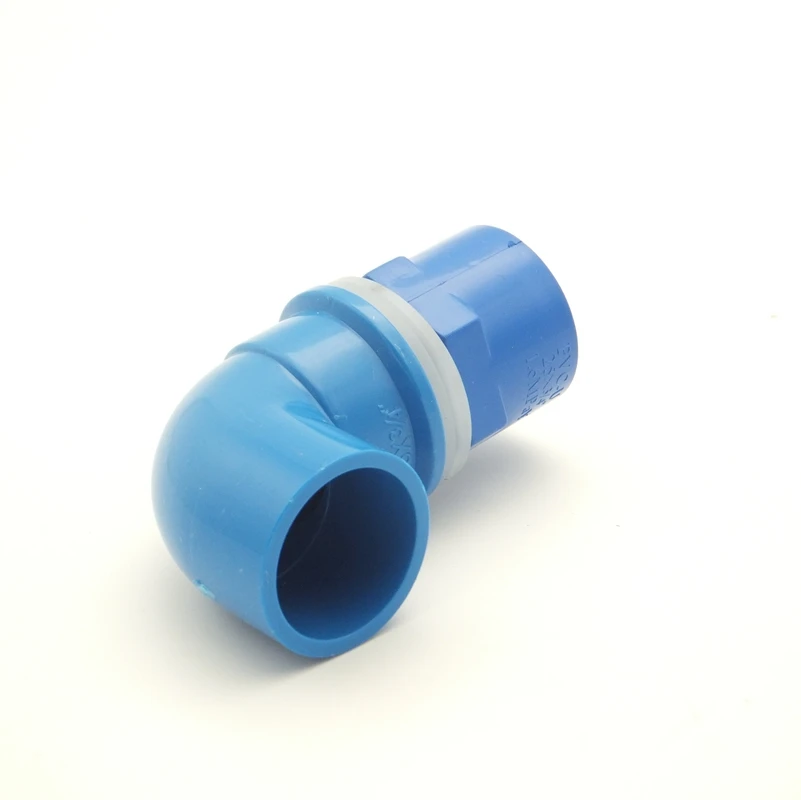 

25mm Inner Diameter 90 Degree Elbow PVC Aquarium Inlet Outlet Fitting Joint Head Water Pipe Fitting Connector For Fish Tank