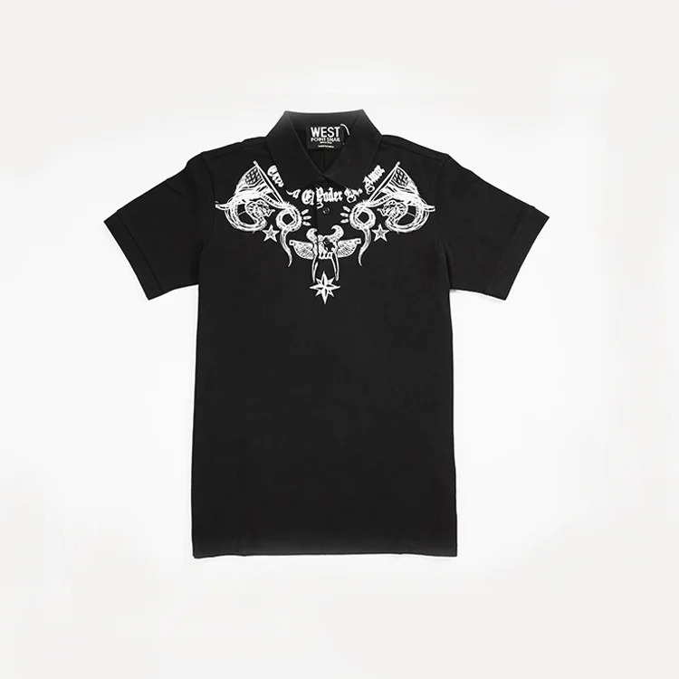 

High New 19ss Men High Mermaid Star Geometry Fashion Polo Shirts Shirt Hip Hop Skateboard Cotton Polos Top Tee S-2XL #C59
