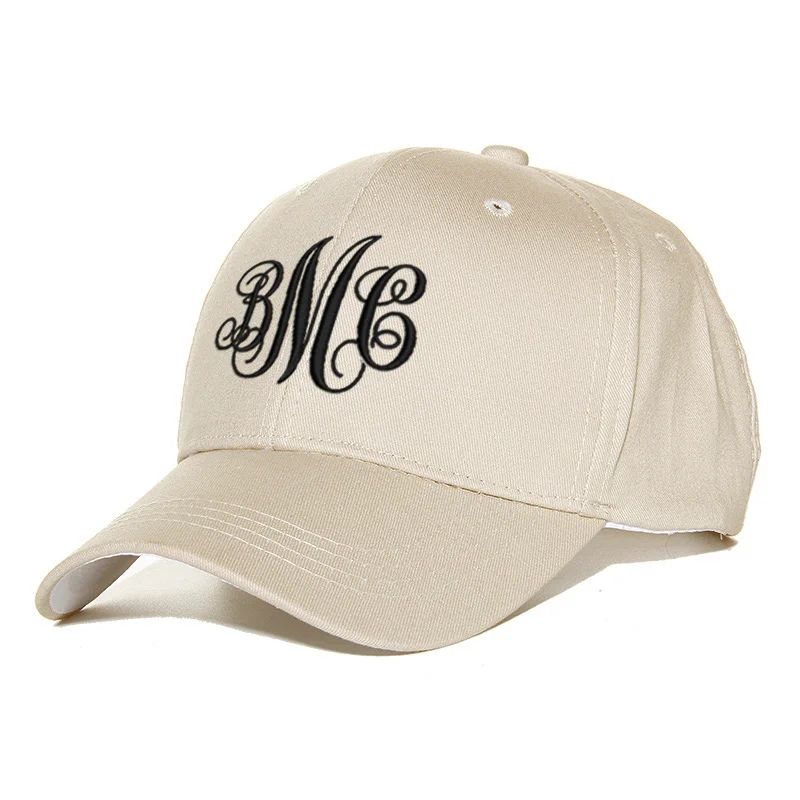 

Personalized Custom Summer Monogram Baseball Cap Letter Embroidered Dad bridesmaids hats Fashion Women Accessories