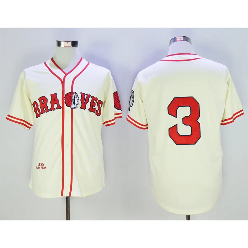 

Mens Retro 1953 Babe Ruth Stitched Name&Number Throwback Baseball Jerseys Size M-3XL