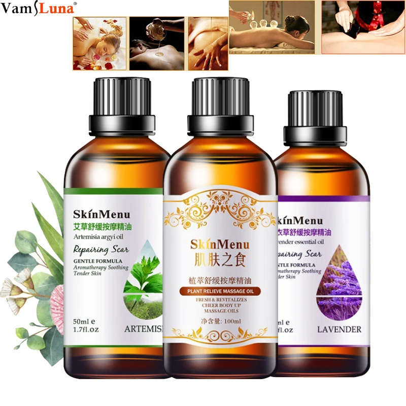 

Organic Natural Essential Oils Set Body Massage Relax Oil Aromatherapy Essential Oils Kit (Lavender, Wormwood, Rose,)