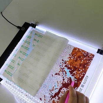 

LED Diamond Painting Light Pad Table Tracing Drawing Board Diamond Painting Embroidery Painting Accessories Tool Kits