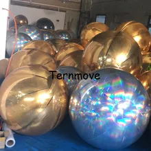 Rainbow color Party wedding Decoration giant Reflective Inflatable Mirror Balls Balloons,advertising inflatable mirror balls inflatable cute advertising duck