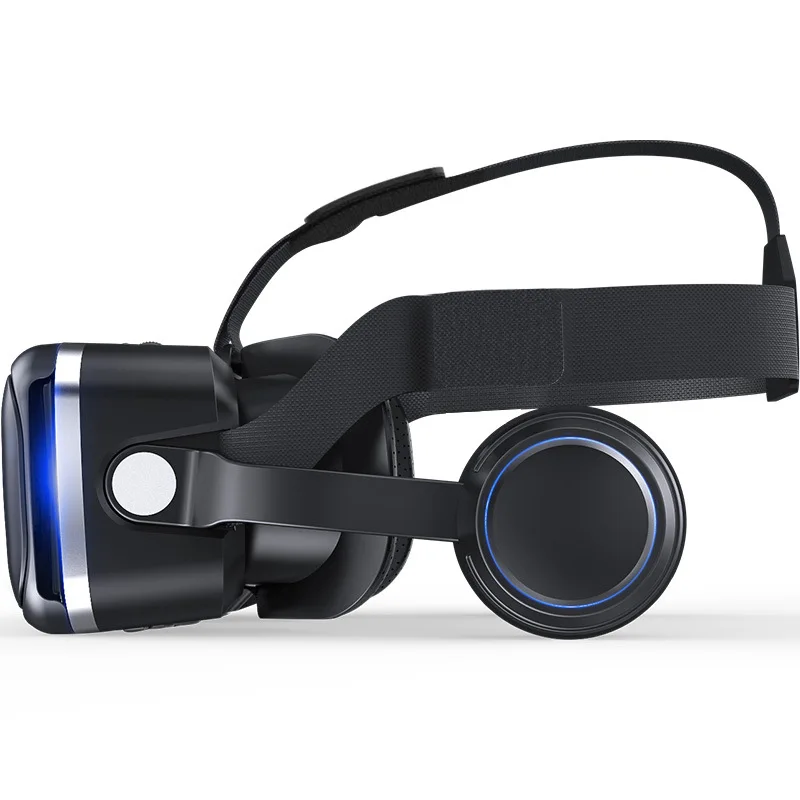 VR Shinecon 6,0 Смарт виртуальной реальности VR очки с Hi-Fi стерео объемные наушники гарнитура 3D кино игры для 4,7-" смартфон