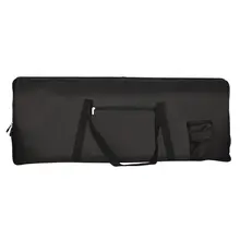 Портативный 76-клавишная клавиатура электрический пианино мягкий чехол для гитары из ткани Оксфорд