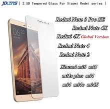 9H Tempered Glass For xiaomi Redmi Note 3 PRO SE 4X Note 4 2 kate Xiaomi 4C 4S mi5S mi5 mi6 Screen Protect smartphone film case