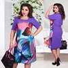 Big size dress 6XL 2022 Summer Women Dress Loose soft cute butterfly printed Dresses women clothing plus size dress for Fat MM ► Photo 1/6