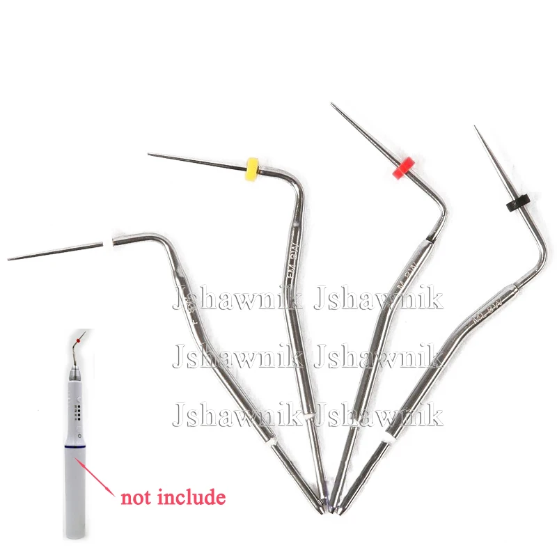 4pcs/set Dental Pen Heated Tip Needles for Vertical pressurized hot tooth glue filling systemin