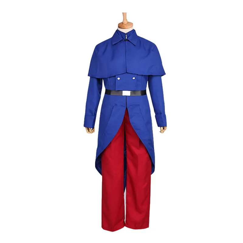 New Axis Powers APH Hetalia North Italy Cosplay Blue Uniform Costume Unisex