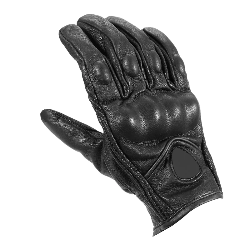 

2018 Unisex Non-Perforated Gloves Motorcycle ATV Downhill Cycling Riding Racing Street Leather Windproof Warm Thermal Gloves