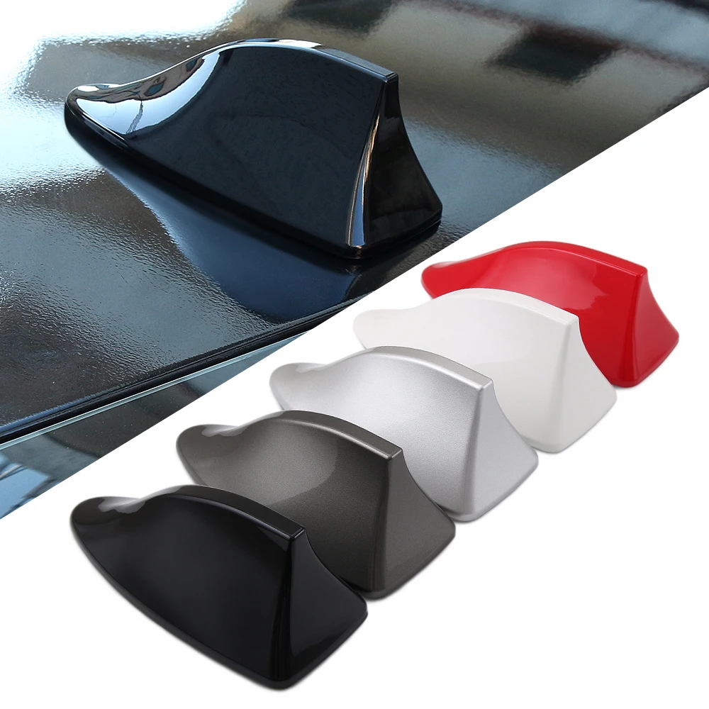 

For Hyundai tucson solaris accent elantra i30 ix35 hb20 shark fin antenna blank radio car antena aerial 3M stickers accessories