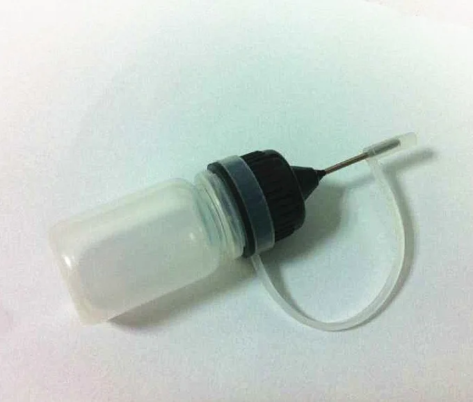 

Free ship Lot 100pcs 3ml Plastic metal needle top for e liquid liquid nicotine