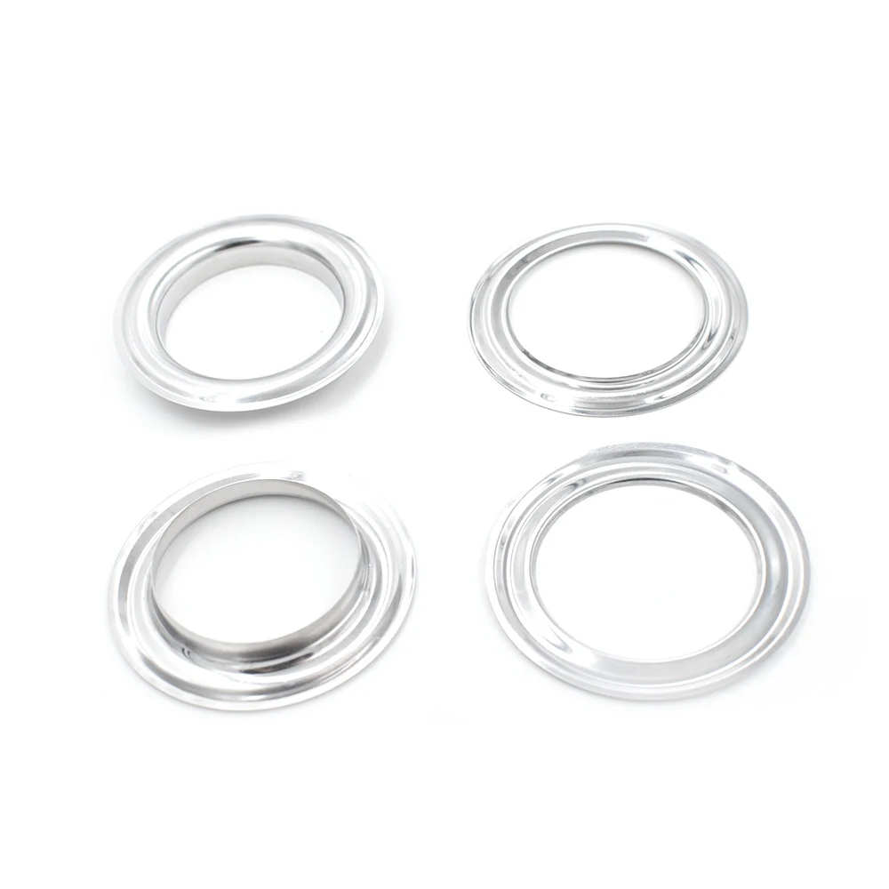 10 Sets 40 MM Metal Curtain Eyelets Sewing Silvery Buttons Patches Bags Accessories Clothes King Rivets Buckle eyelet grommet ring metal eyelet buttons