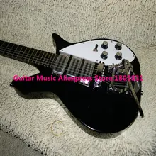 Черный пользовательский 3 звукоснимателя электрогитара 21 Лады Новое поступление из Китая