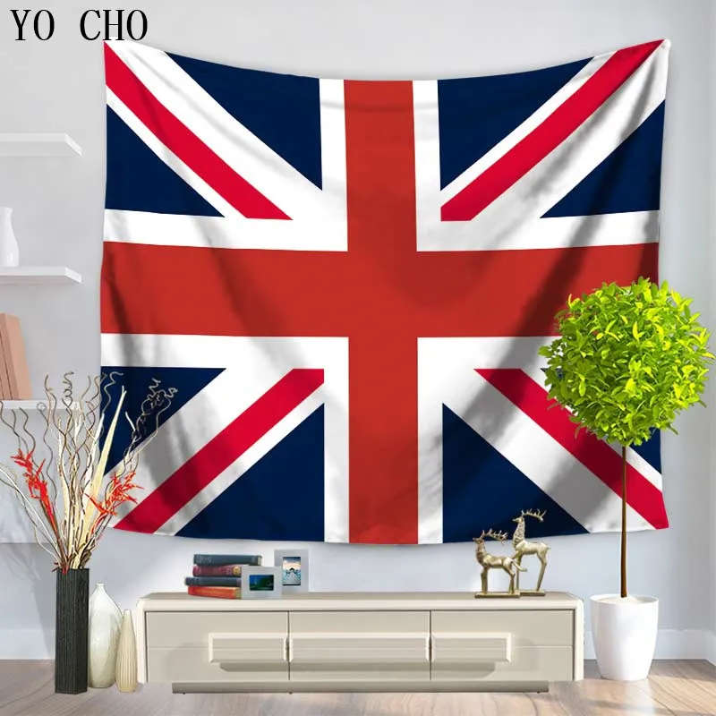 

YO CHO 1ps Polyester National Flag Tapestry American Flag Wall Hanging Carpet Sheet Dust Cover Beach Throw Towel Bedspread Tapis