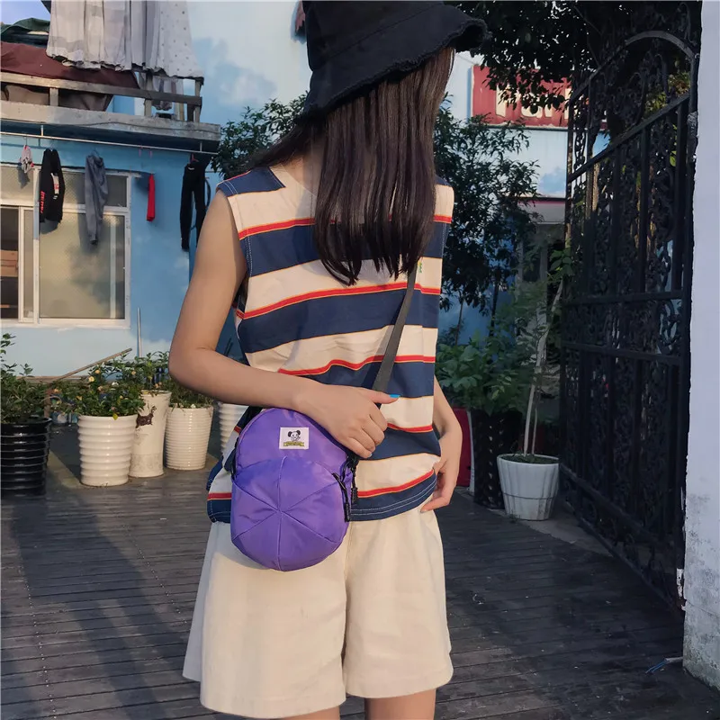 Menghuo New Hot Model Hat Shape Women Nylon Crossbody Bag Cute Handbags Shoulder Bags Creative Lady Messenger Cross body BagsIMG_2421