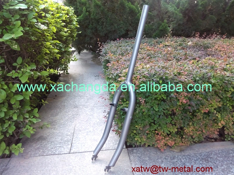 

titanium road bicycle fork titanium cyclocross fork titanium touring bicycle fork